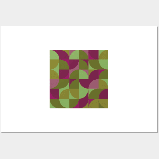 Modern Geometric (Mangosteen) Posters and Art